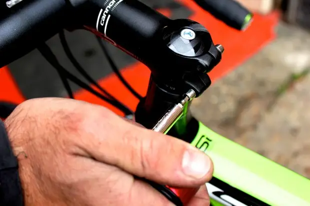 install the seat post clamp on your frame